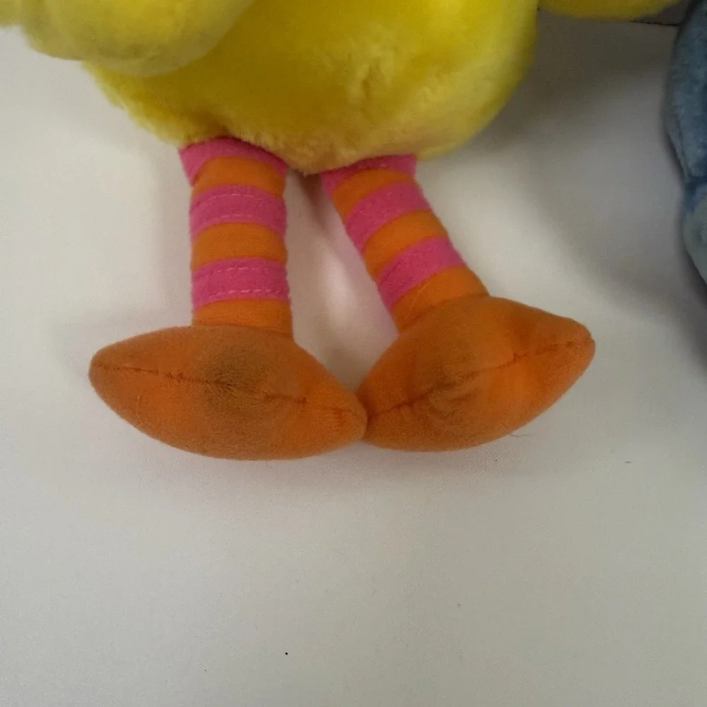 Vintage Sesame Street Cookie Big Bird Stuffed Plush Playskool 9